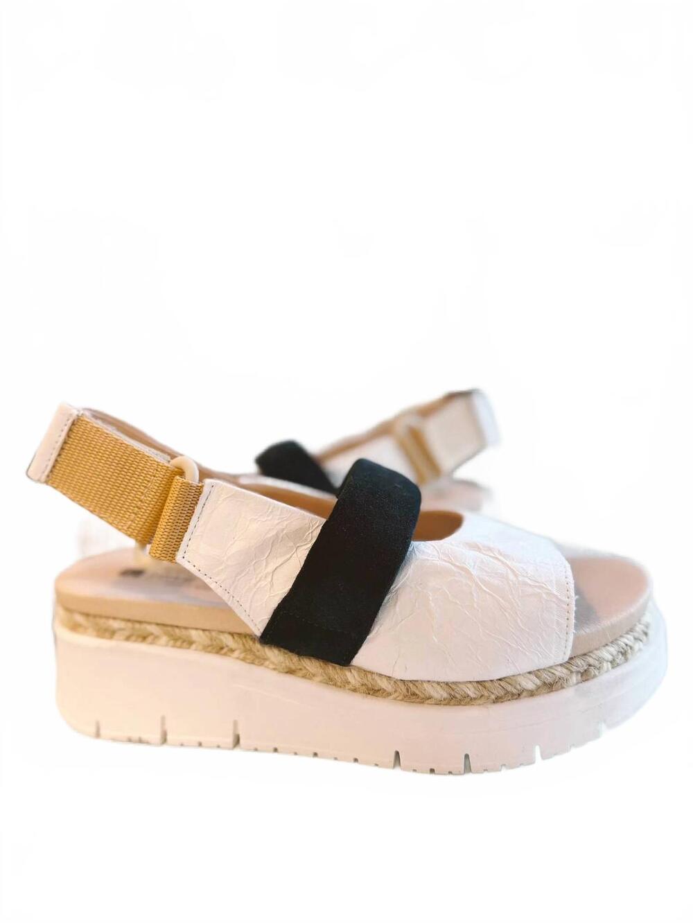 NEW JOSE SAENZ women's olivia sandal in white